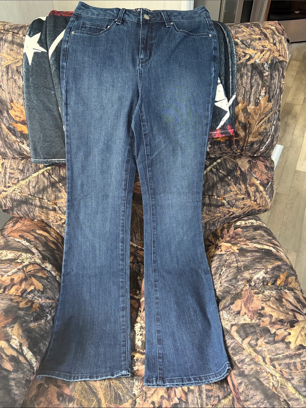 Blue Revival Women's Dark Blue Bootcut Jeans